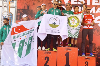 Bursa Osmangazi maratonda zirvede